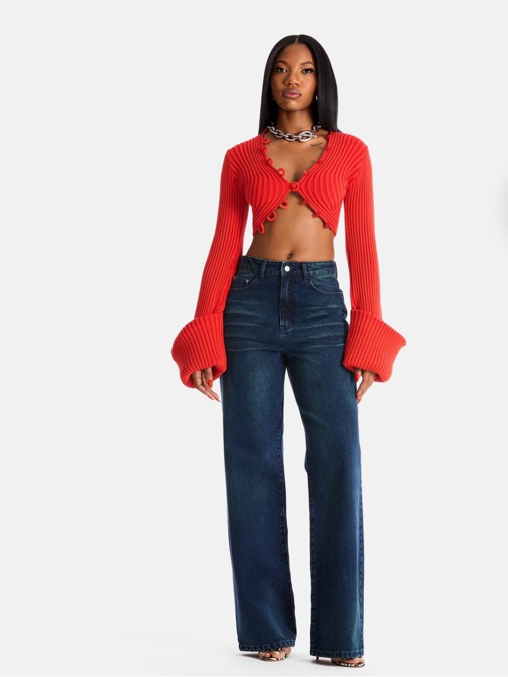 HANIFA TANI KNIT CROP TOP II
